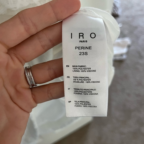White short lace dress from IRO Paris - Picture 5 of 6